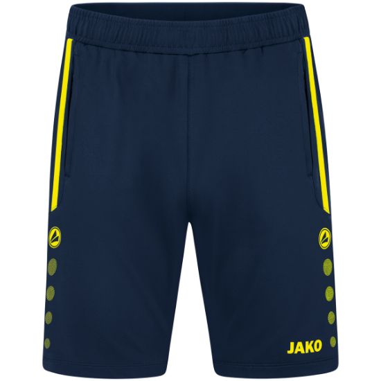 Afbeeldingen van Trainingsshort Allround marine/fluogeel